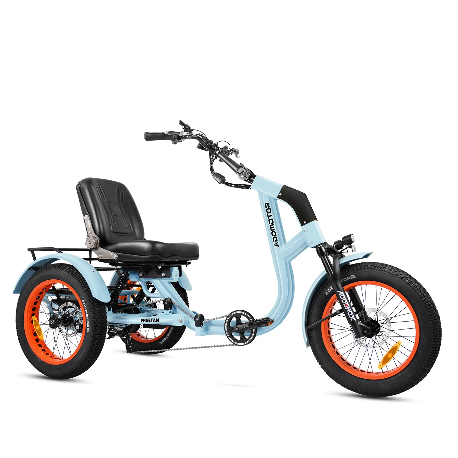 Freetan M-368X Full-Suspension Semi-Recumbent eTrike Freetan M-368X Full-Suspension Semi-Recumbent eTrike